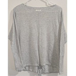 Lou&Grey Tie-Waist Sweater BLUE Sz XS EUC